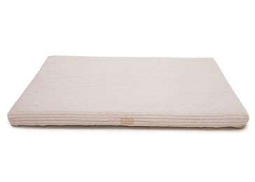 Produktbild von Wau-Snuggle Orthopädische Hundematte aus Cord in Creme Beige Größe L