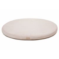 Produktbild von Wau-Snuggle Orthopädische Hundematte aus Cord in Creme Oval Größe L