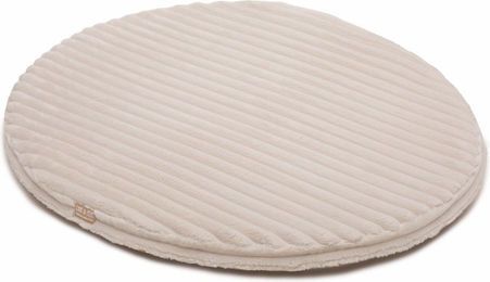 Wau-Snuggle Orthopädische Hundematte aus Kuschelcord Creme Oval Größe L – Bild 1 von 1