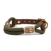 Produktbild von Wau-Straight Hundehalsband Biothane Magnolia Grün Waterproof Größe L 39-49cm