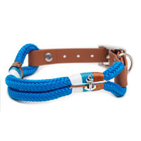 Produktbild von Wau-Straight Hundehalsband Matrose Blau Biothane Waterproof XXL 59-69cm