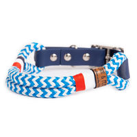Produktbild von Wau-Straight Tauhalsband Biothane Maritim Blau XL 49-59cm wasserabweisend