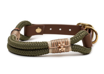 Produktbild von Wau-Straight Tauhalsband Magnolia XL Grün Waterproof 49-59cm