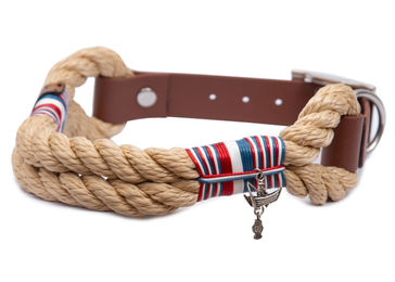 Produktbild von Wau-Straight Tauhalsband ohne Perlen Atlantik XL waterproof 49-59cm