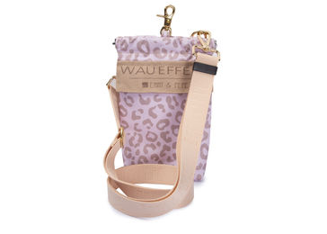 Wau-to-go Futterbeutel aus Polyester in Beige und Rosa – Bild 1 von 1