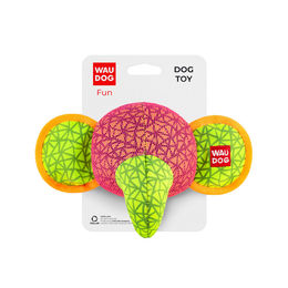 Produktbild von Waudog Hundespielzeug Elefant aus Plüsch in Blau und Bunt