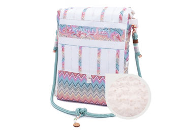 Produktbild von Waussoni Hundematte Rucksack BACSONI-S wasserabweisend 80x60cm beige bunt