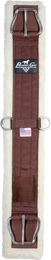 Produktbild von WCM Western Cinch Sattelgurt aus Merino Wolle Braun 28 Zoll