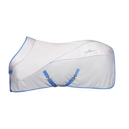 Weatherbeeta Air-Tec Standard Pferde Weidedecke 168cm Weiß/Blau – Bild 1 von 3