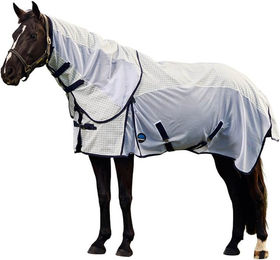 Produktbild von Weatherbeeta Airstream Combo Hundedecke aus Polyester in Weiß Blau Grau