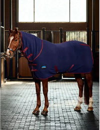 WeatherBeeta Anti-Static Fleece Cooler Combo Neck Pferdedecke in Blau oder Rot – Bild 1 von 2