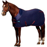Produktbild von WeatherBeeta Anti-Static Fleece Cooler Pferdedecke mit Standardhals Blau