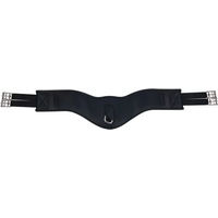 Produktbild von Weatherbeeta Collegiate Anatomischer Sattelgurt Schwarz mit Edelstahl Schnallen - 115 cm