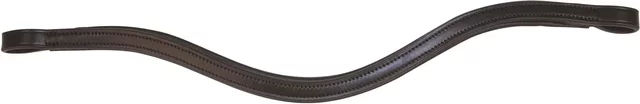 Weatherbeeta Collegiate Comfitec Ersatzstirnband für Pferde aus Leder in Braun – Bild 1 von 2