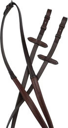 Weatherbeeta Collegiate Flexi Grip IV Zügel für Pferde aus Leder in Braun – Bild 1 von 2
