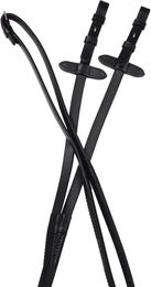 Produktbild von Weatherbeeta Collegiate Flexi Grip IV Zügel für Pferde aus Leder in Schwarz 48 Zoll