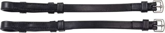 Produktbild von Weatherbeeta Collegiate IV Reithalfter Riemen aus Leder Schwarz für Vollblut