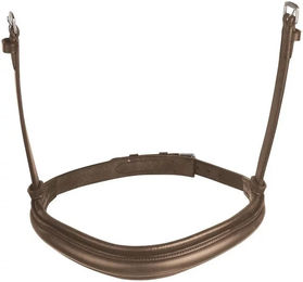 Weatherbeeta Collegiate Mono Crown Cavesson Reithalfter aus Leder für Warmblut in Braun – Bild 1 von 2