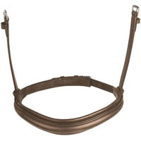 Produktbild von Weatherbeeta Collegiate Mono Crown Cavesson Reithalfter aus Leder in Braun für Vollblut