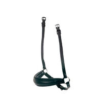 Produktbild von Weatherbeeta Collegiate Mono Crown Drop Noseband Reithalfter Leder Schwarz Full Size