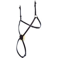 Produktbild von Weatherbeeta Collegiate Mono Crown Grackle Reithalfter aus Leder in Braun