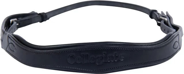 Produktbild von Weatherbeeta Collegiate Mono Crown Kopfstück für Vollblut in Schwarz