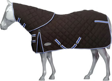 WeatherBeeta Comfitec 1000D Diamond Quilt Stalldecke mit abnehmbarem Halsteil Braun – Bild 1 von 1
