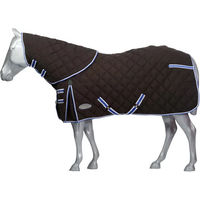 Produktbild von WeatherBeeta Comfitec 1000D Diamond Quilt Stalldecke mit abnehmbarem Halsteil Braun