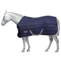 Produktbild von Weatherbeeta Comfitec 210d Kanal Quilt Pferdedecke Navy/Silver - 100 g