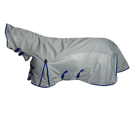 Weatherbeeta ComFiTec 600D/Mesh II Combo Neck Pferdedecke Silber 155 cm – Bild 1 von 8