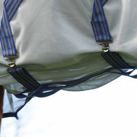 Produktbild von Weatherbeeta Comfitec Airflow II Combo Neck und Fly Rug Pferdedecke Grau Blau