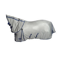 Produktbild von Weatherbeeta Comfitec Airflow II Detach A Neck Fliegendecke für Pferde Grau Blau 213 cm