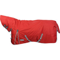 Produktbild von WeatherBeeta Comfitec Classic Combo-Kragen Pferdedecke WB1703 137cm Rot Silber Marineblau