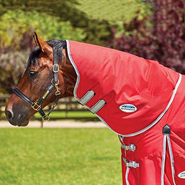 Produktbild von WeatherBeeta Comfitec Classic Halskrause für Warmblut in Rot Silber Navy