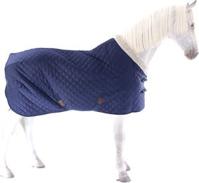 WeatherBeeta Comfitec Deluxe Diamond Quilt Pferdedecke Navy Medium – Bild 1 von 4