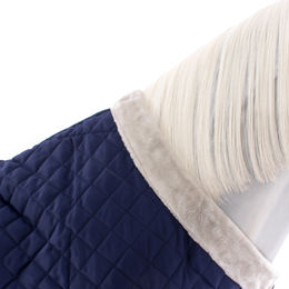 Weatherbeeta Comfitec Deluxe Diamond Quilt Stable Rug Pferdedecke Navy Medium – Bild 1 von 5