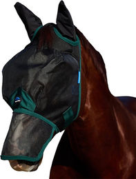 Weatherbeeta Comfitec Durable Mesh Fliegenmaske mit Ohren und Nase für Pferde Grau XS – Bild 1 von 3
