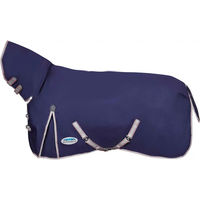 Produktbild von Weatherbeeta Comfitec Essential 360g Outdoor-Pferdedecke mit Halsabdeckung Blau Größe M