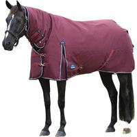 Produktbild von WeatherBeeta Comfitec Essential Combo-Kragen Pferdedecke 152cm Burgunderrot/Marine