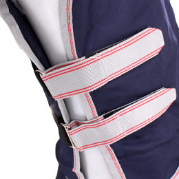 Weatherbeeta Comfitec Essential Combo Lite Pferdedecke aus Polyester Navy Silber Rot – Bild 1 von 6