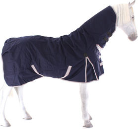 Weatherbeeta Comfitec Essential Combo Lite Pferdedecke Navy Silber Rot – Bild 1 von 5