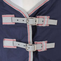 Produktbild von Weatherbeeta Comfitec Essential Combo Lite Plus Pferdedecke aus Polyester Navy Silber Rot