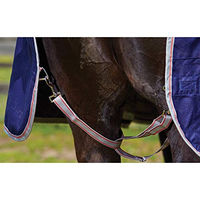 Produktbild von Weatherbeeta Comfitec Essential Combo Neck Lite Plus Pferdedecke Navy Silber Rot 4ft9