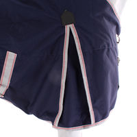 Produktbild von Weatherbeeta Comfitec Essential Standard Lite Plus Pferdedecke aus Polyester Navy Silber Rot