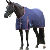 Produktbild von WeatherBeeta Comfitec Essential Standard Pferdedecke WB2426 Marine/Burgunderrot 183cm