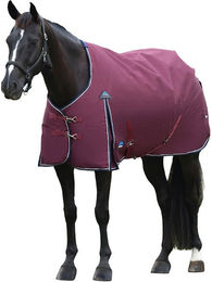 Weatherbeeta Comfitec Essential Turnout 0g Pferdedecke aus Polyester in Burgundy/Navy/Blau – Bild 1 von 10
