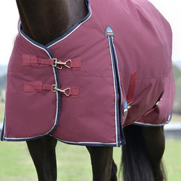 Weatherbeeta Comfitec Essential Turnout Pferdedecke 220g Burgundy/Navy – Bild 1 von 9