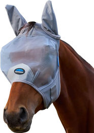 WeatherBeeta ComFiTec Feinmaschige Fliegenmaske mit Ohren Grau XL – Bild 1 von 3