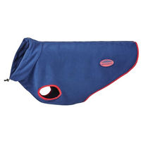 Produktbild von Weatherbeeta Comfitec Fleece Hundemantel mit Reißverschluss wasserabweisend Navy/Rot 40 cm - 1 Stk.