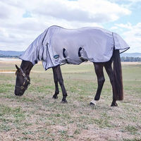 Produktbild von WeatherBeeta Comfitec Hexi Shield Fliegendecke Combo aus Nylon in Silber Blau Weiß Grau
